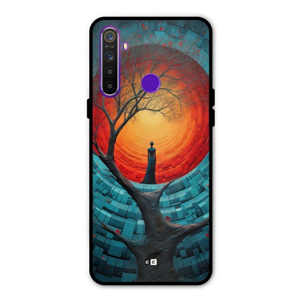 Life Tree Metal Back Case for Realme 5i