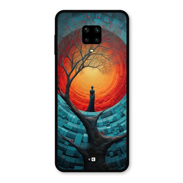 Life Tree Metal Back Case for Redmi Note 9 Pro Max