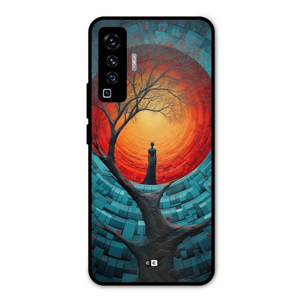 Life Tree Metal Back Case for Vivo X50
