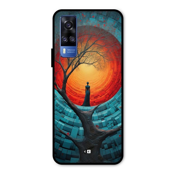 Life Tree Metal Back Case for Vivo Y51A