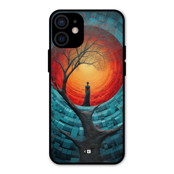 Life Tree Metal Back Case for iPhone 12 Mini
