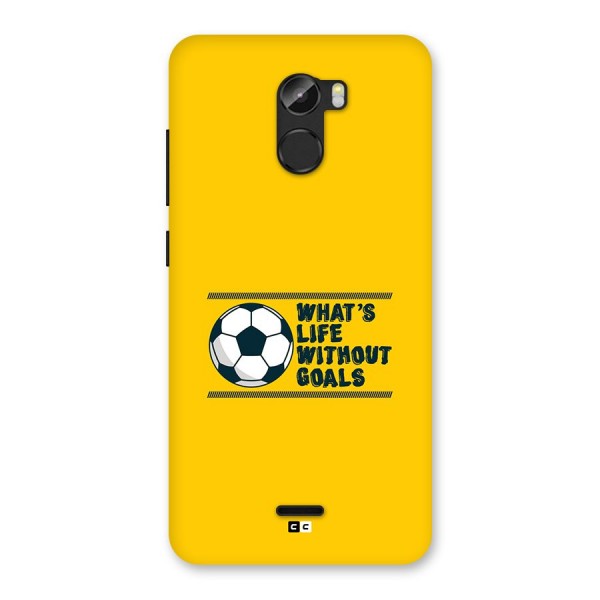 Life Without Goals Back Case for Gionee X1
