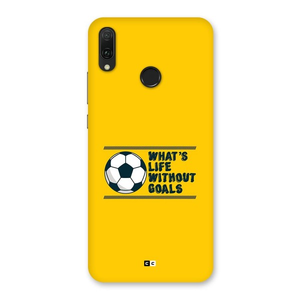 Life Without Goals Back Case for Huawei Y9 (2019)