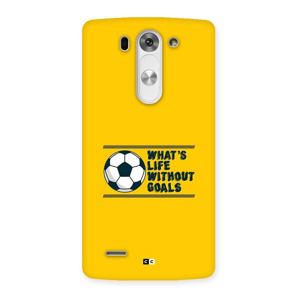 Life Without Goals Back Case for LG G3 Beat
