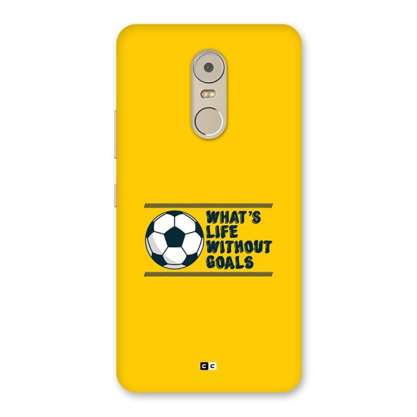 Life Without Goals Back Case for Lenovo K6 Note