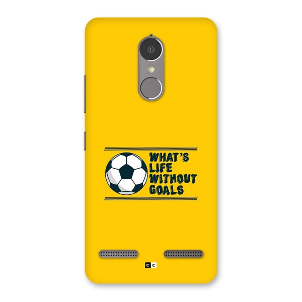 Life Without Goals Back Case for Lenovo K6 Power