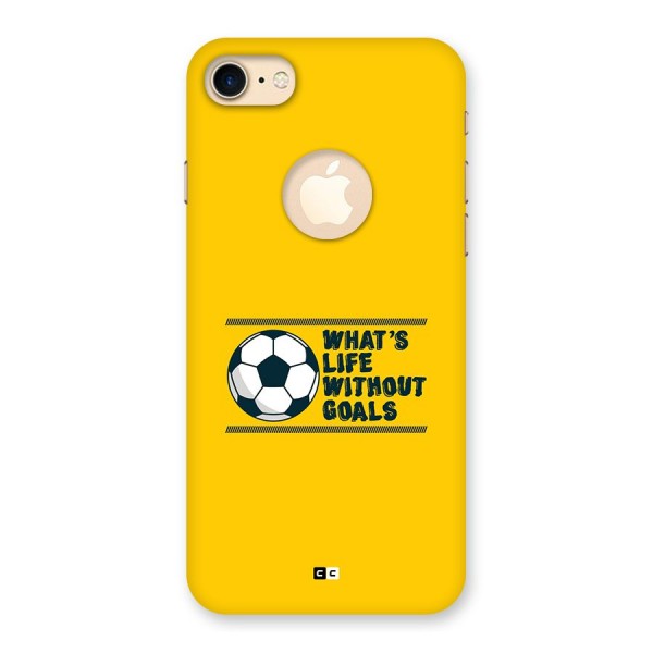 Life Without Goals Back Case for iPhone 7 Logo Cut