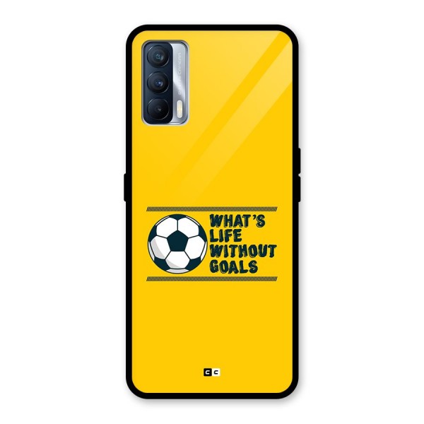 Life Without Goals Glass Back Case for Realme X7