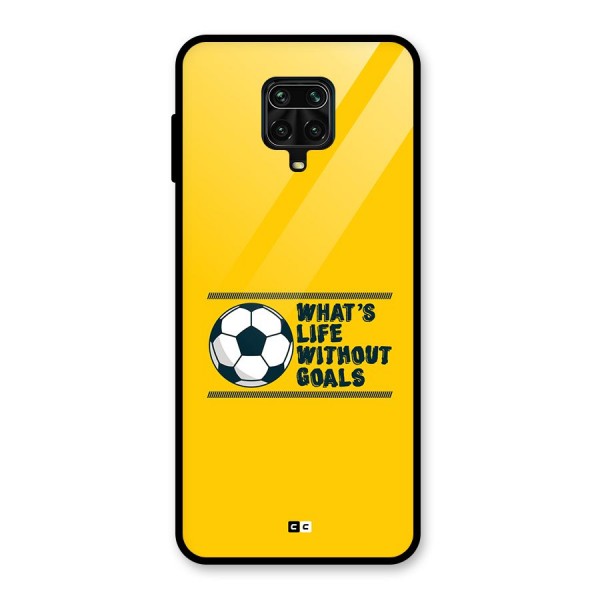 Life Without Goals Glass Back Case for Redmi Note 9 Pro Max
