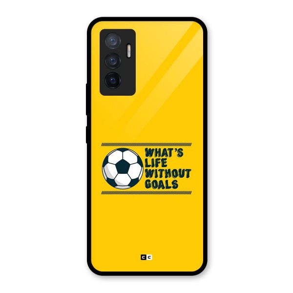 Life Without Goals Glass Back Case for Vivo V23e