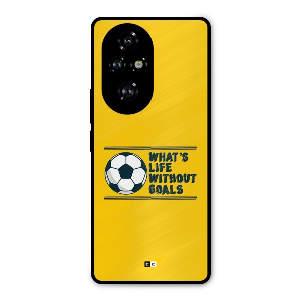 Life Without Goals Metal Back Case for Honor 200 Pro