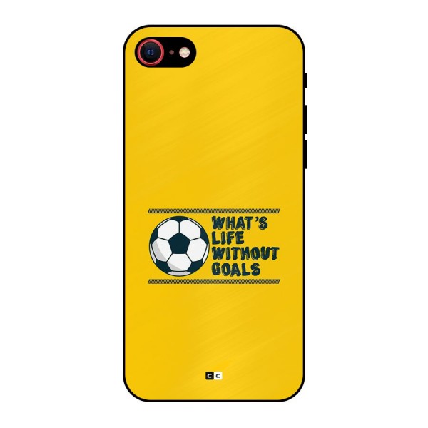 Life Without Goals Metal Back Case for iPhone 7