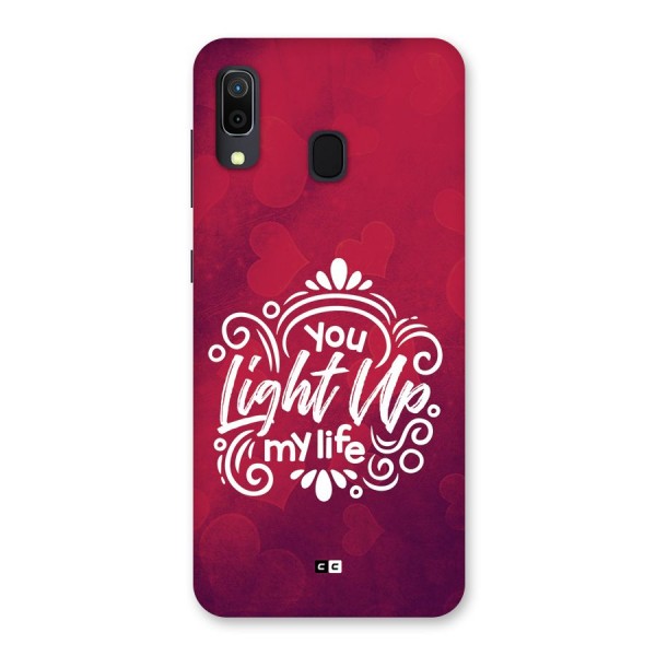 Light Up My Life Back Case for Galaxy A20