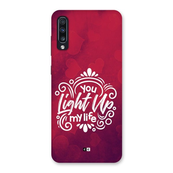 Light Up My Life Back Case for Galaxy A70
