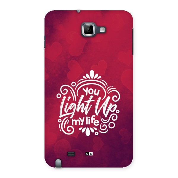 Light Up My Life Back Case for Galaxy Note