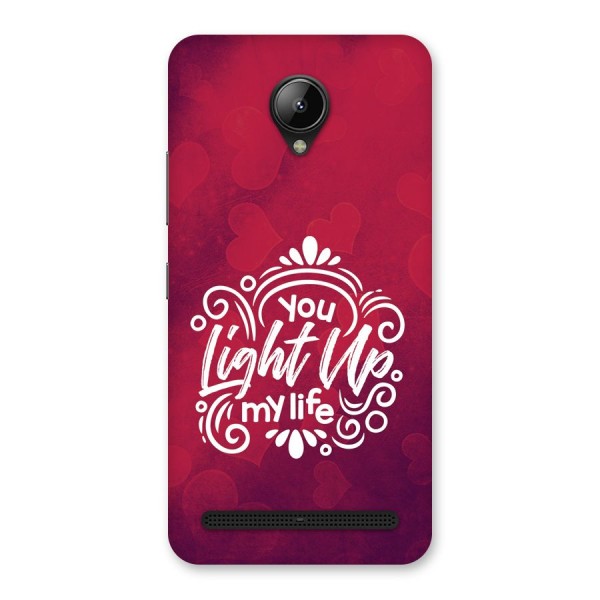 Light Up My Life Back Case for Lenovo C2