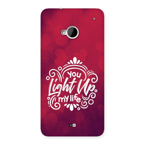 Light Up My Life Back Case for One M7 (Single Sim)