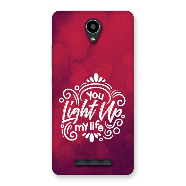 Light Up My Life Back Case for Redmi Note 2