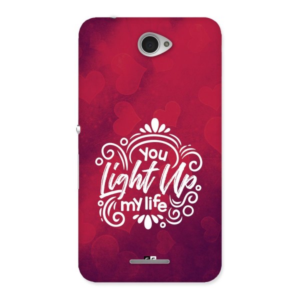Light Up My Life Back Case for Xperia E4