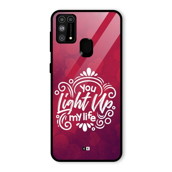 Light Up My Life Glass Back Case for Galaxy F41