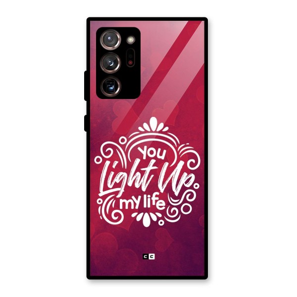 Light Up My Life Glass Back Case for Galaxy Note 20 Ultra 5G