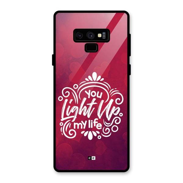 Light Up My Life Glass Back Case for Galaxy Note 9