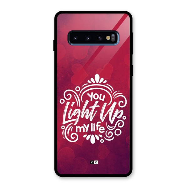 Light Up My Life Glass Back Case for Galaxy S10