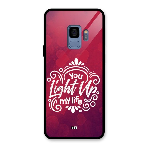 Light Up My Life Glass Back Case for Galaxy S9