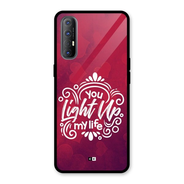 Light Up My Life Glass Back Case for Oppo Reno3 Pro