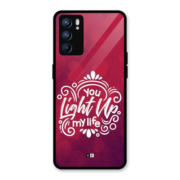 Light Up My Life Glass Back Case for Oppo Reno6 5G