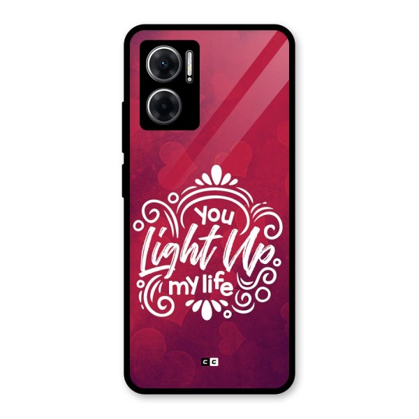 Light Up My Life Glass Back Case for Redmi 11 Prime 5G