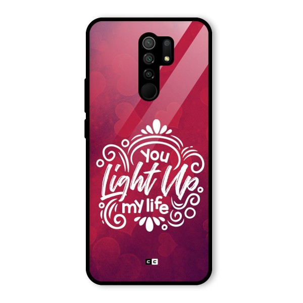 Light Up My Life Glass Back Case for Redmi 9 Prime