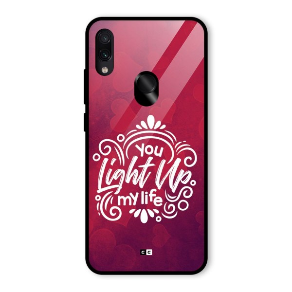 Light Up My Life Glass Back Case for Redmi Note 7S