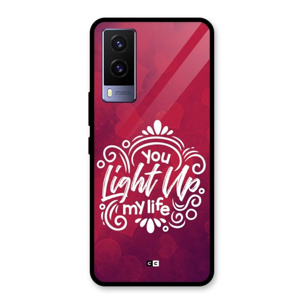 Light Up My Life Glass Back Case for Vivo V21e 5G