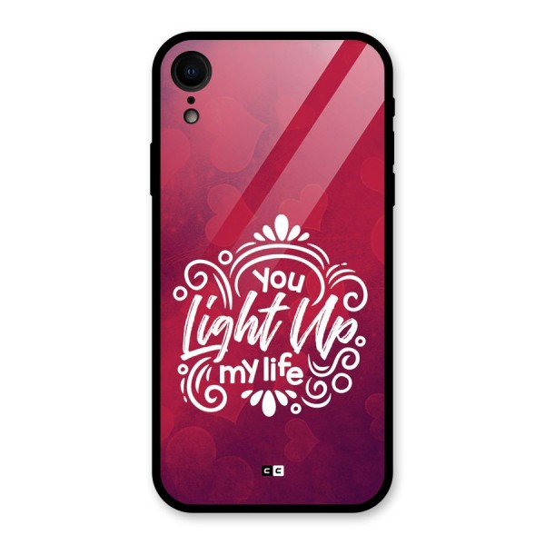 Light Up My Life Glass Back Case for iPhone XR