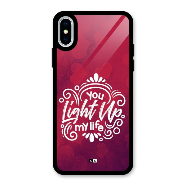 Light Up My Life Glass Back Case for iPhone XS