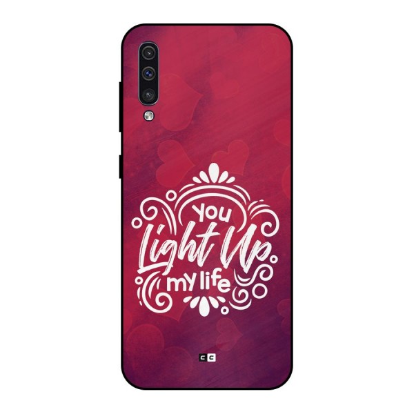 Light Up My Life Metal Back Case for Galaxy A50