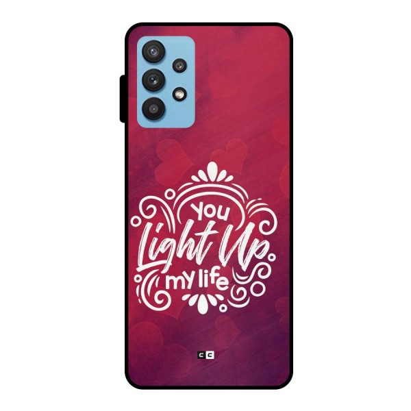 Light Up My Life Metal Back Case for Galaxy M32 5G