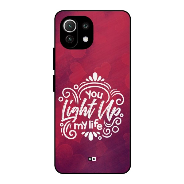 Light Up My Life Metal Back Case for Mi 11 Lite