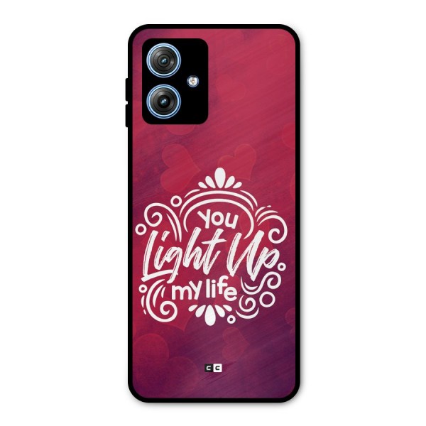 Light Up My Life Metal Back Case for Moto G54
