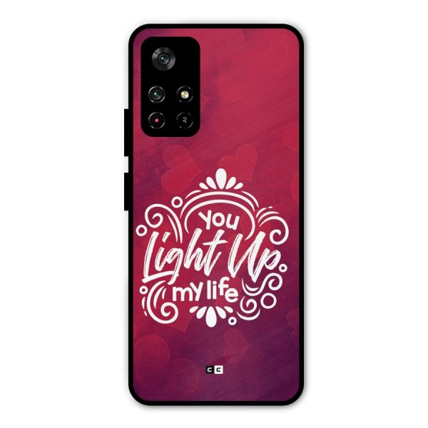 Light Up My Life Metal Back Case for Poco M4 Pro 5G