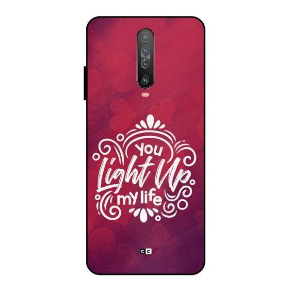 Light Up My Life Metal Back Case for Poco X2