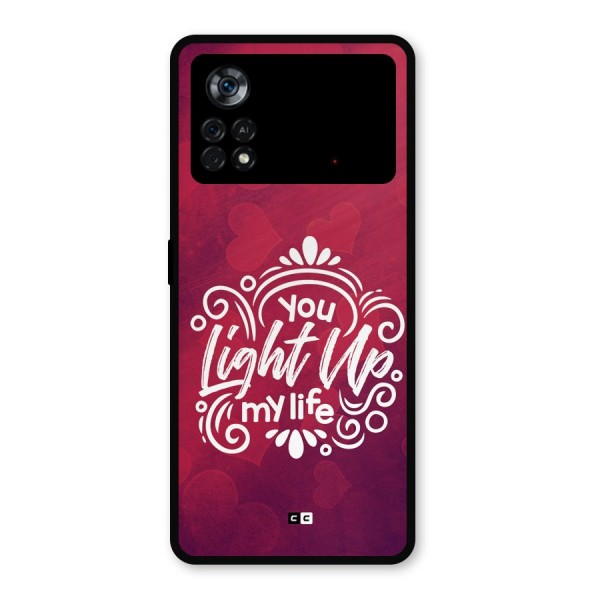 Light Up My Life Metal Back Case for Poco X4 Pro 5G