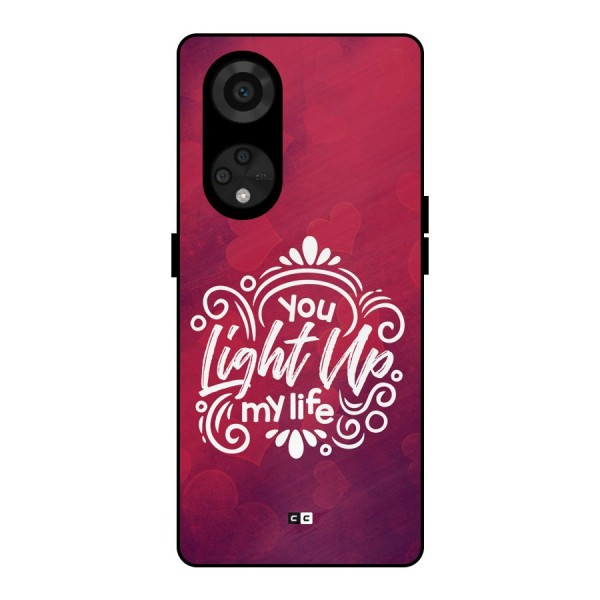 Light Up My Life Metal Back Case for Reno8 T 5G