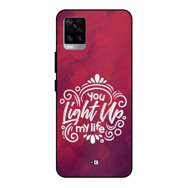 Light Up My Life Metal Back Case for Vivo V20