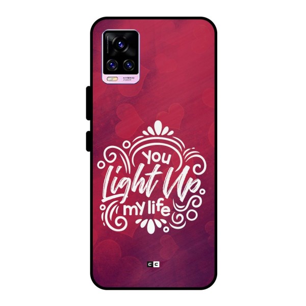 Light Up My Life Metal Back Case for Vivo V20 Pro