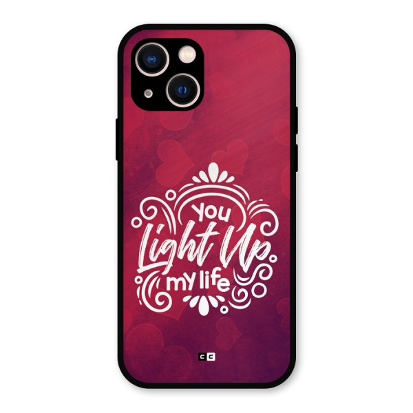Light Up My Life Metal Back Case for iPhone 13