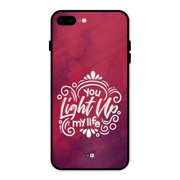Light Up My Life Metal Back Case for iPhone 8 Plus