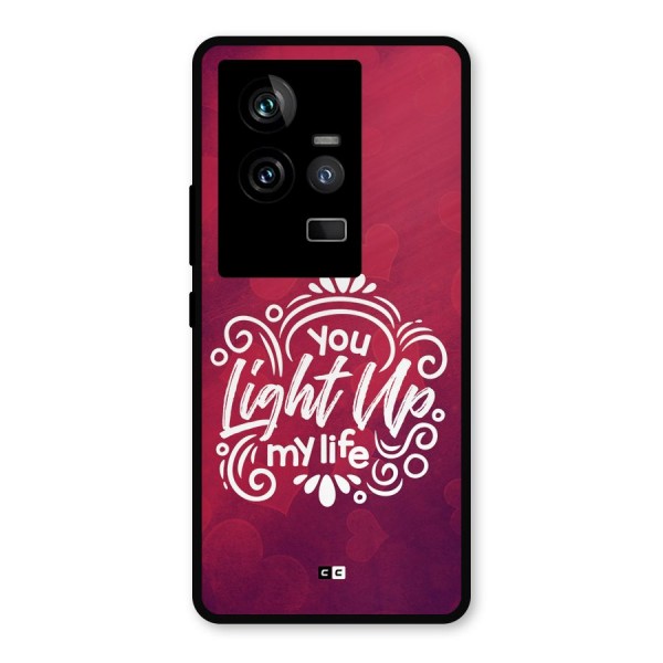 Light Up My Life Metal Back Case for iQOO 11 5G