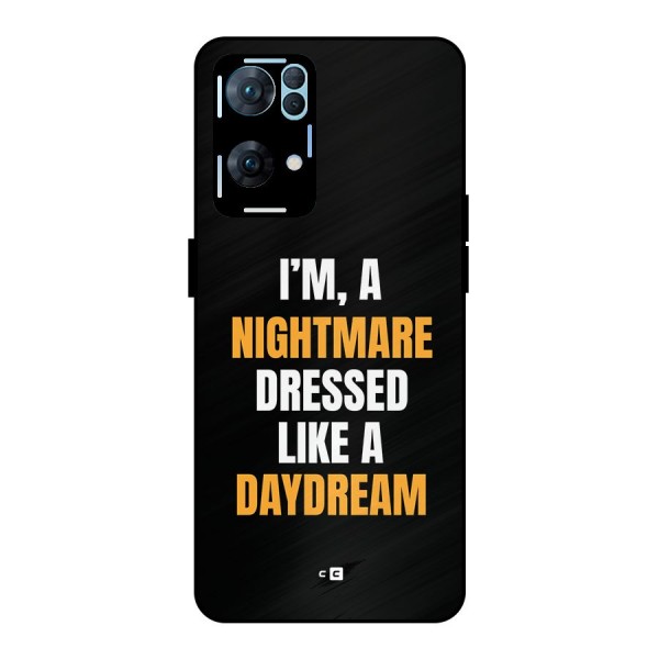 Like A Daydream Metal Back Case for Oppo Reno7 Pro 5G